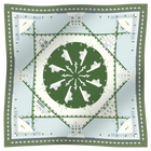THE FISHERS ISLAND SCARF IN GREEN