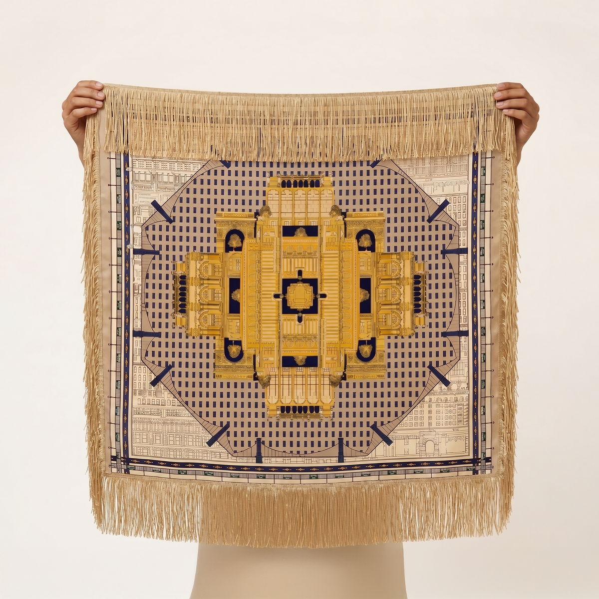 THE MANHATTAN FRINGE SCARF