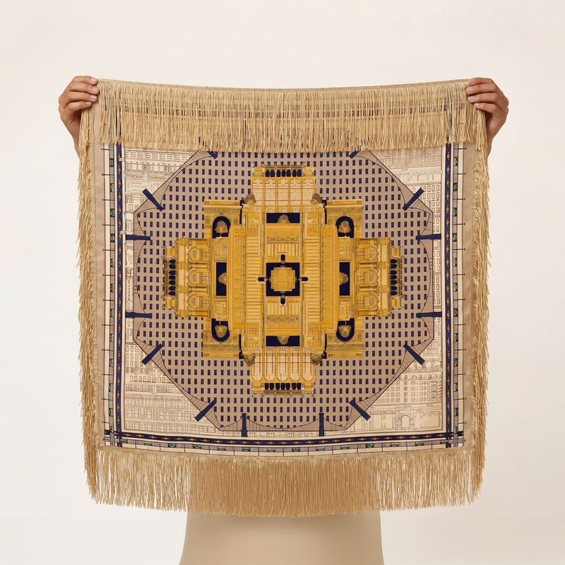 THE MANHATTAN FRINGE SCARF
