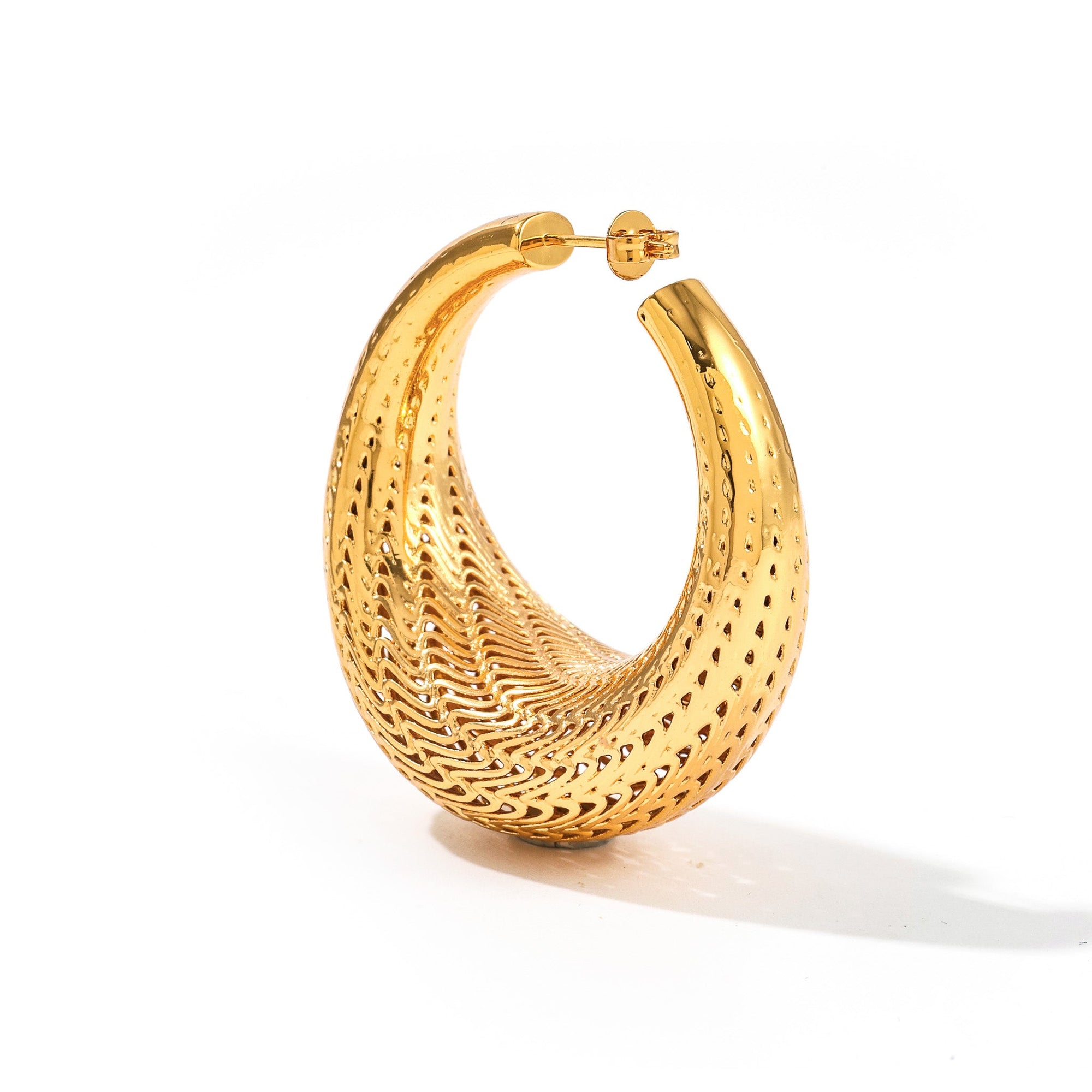 Flow Large Hoop Earrings