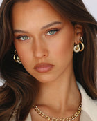 Baby Amalfi Tube Hoops- Gold (Ships Early May)