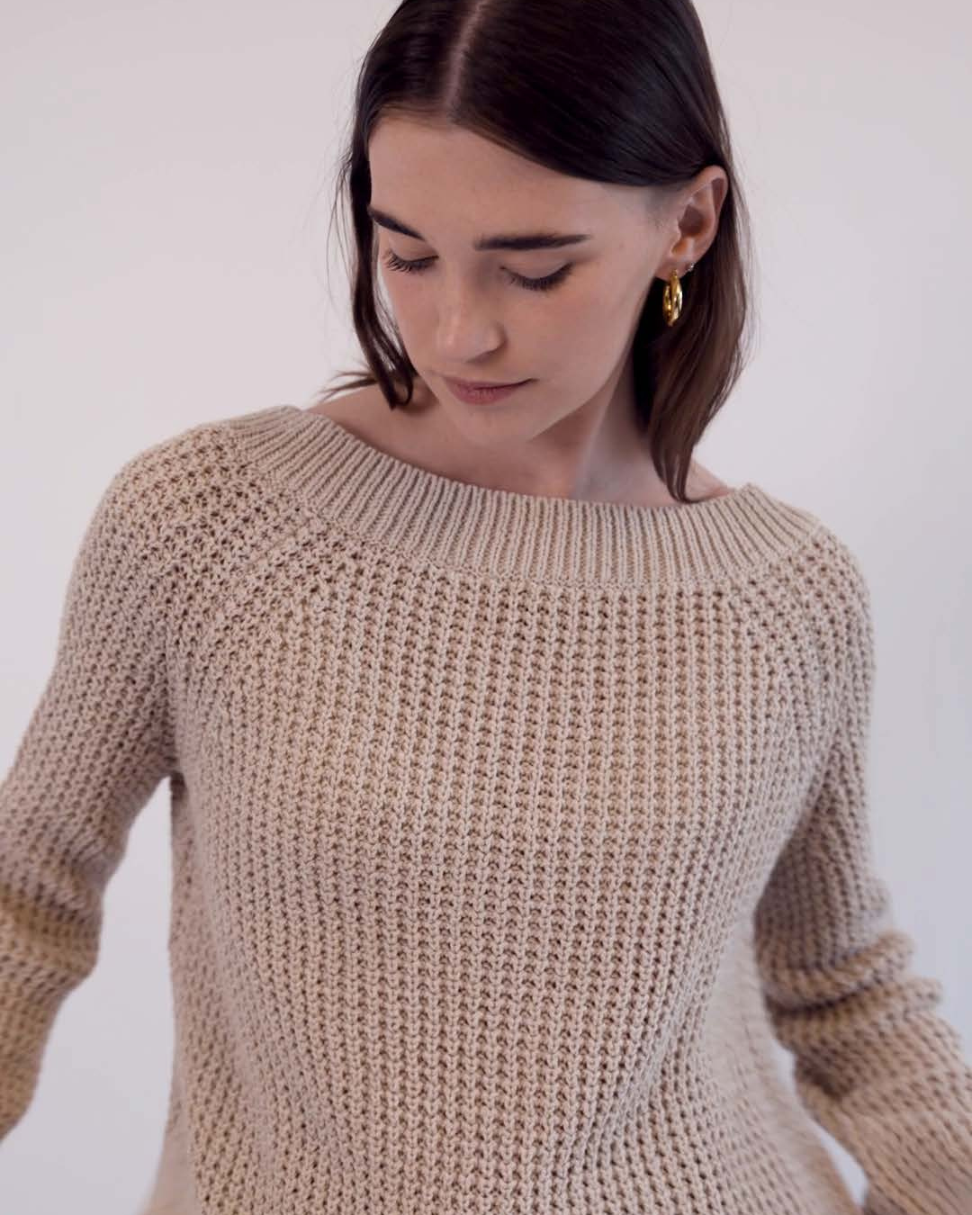 Baby Amalfi Tube Hoops- Gold (Ships Early May)