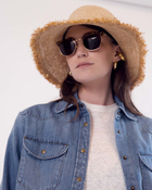 Packable Raffia Bucket Hat