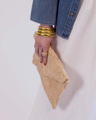 The Reve Ridged Signet Ring- Gold