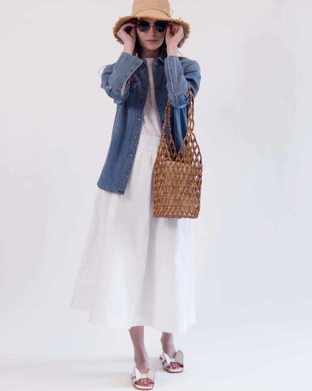 Packable Raffia Bucket Hat