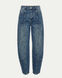 HIGH RISE RELAXED BARREL JEANS
