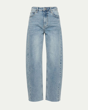 Harlow HIGH WAISTED BARREL JEANS Blue by Artemis