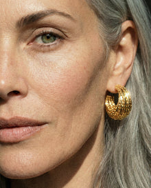 Flow Edgy Hoop Earrings