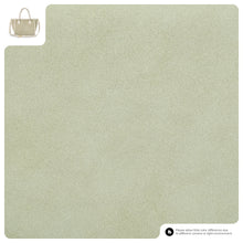 Italian Genuine Suede & Full-Grain Leather Top-Handle Bag | Alba