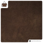 Italian Genuine Suede & Full-Grain Leather Top-Handle Bag | Alba