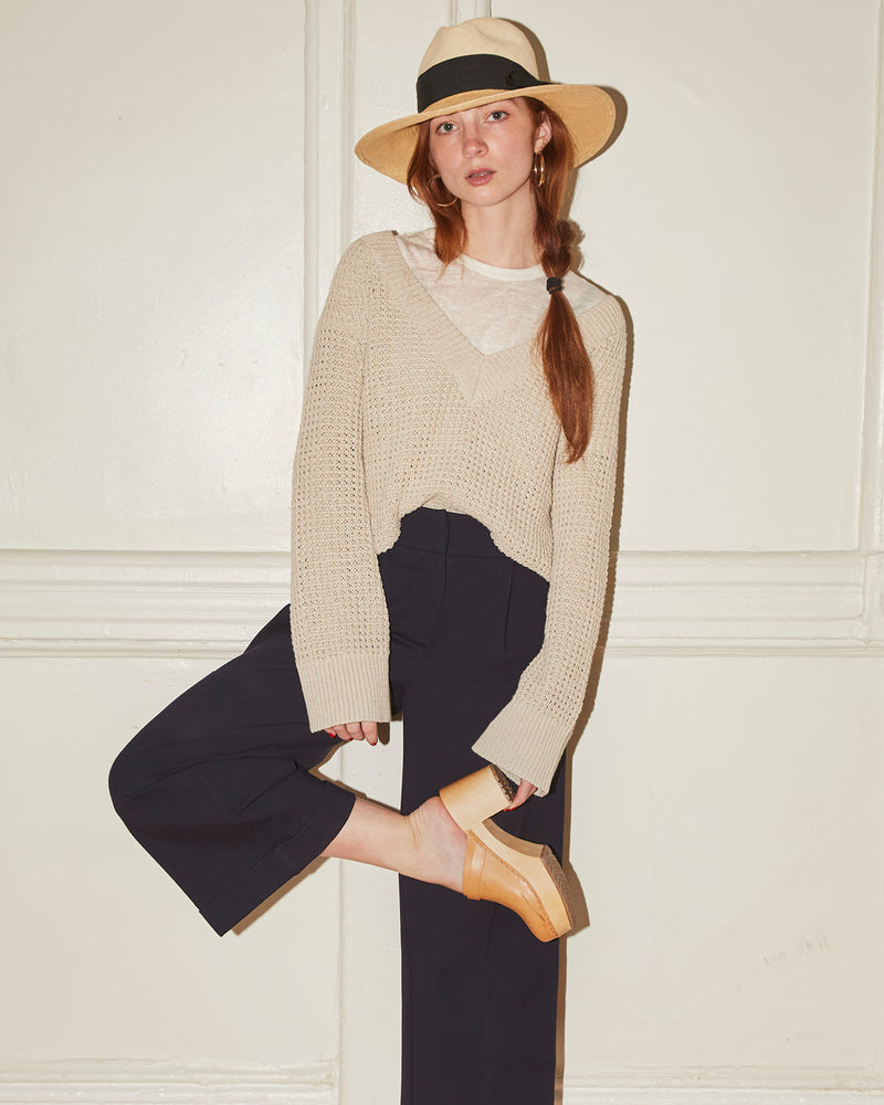 Brigitte Linen Sweater